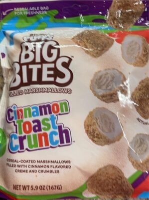 Cinnamon Toast Crunch Big Bites Filled Marshmallows, Cinnamon Toast Crunch