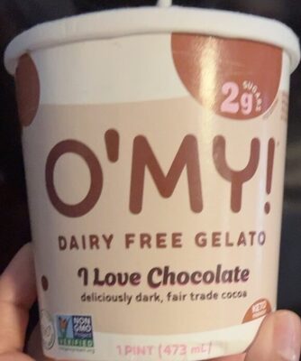 I Love Chocolate Dairy Free Gelato, I Love Chocolate