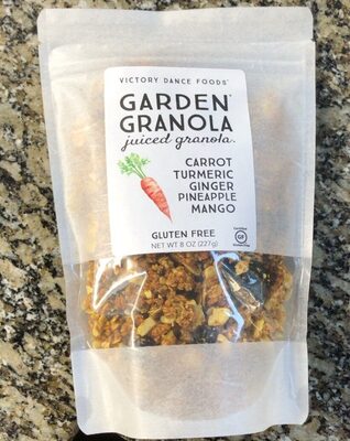 Carrot Turmeric Ginger Pineapple Mango Juiced Granola, Carrot Turmeric Ginger Pineapple Mango
