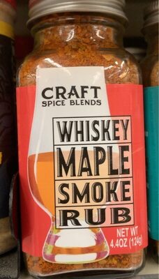 Whiskey Maple Smoke Rub, Whiskey Maple Smoke