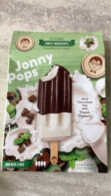 Mint Chocolate Dip With Fresh Cream Pops, Mint Chocolate Dip