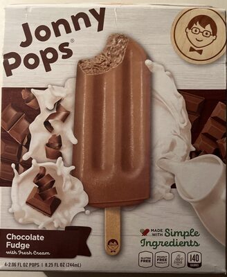Chocolate Fudge Pops With Fresh Cream, Chocolate Fudge