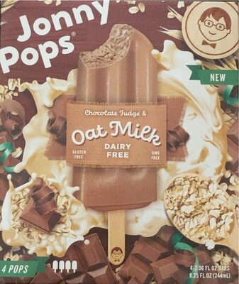 Chocolate Fudge & Oat Milk Pops, Chocolate Fudge & Oat Milk