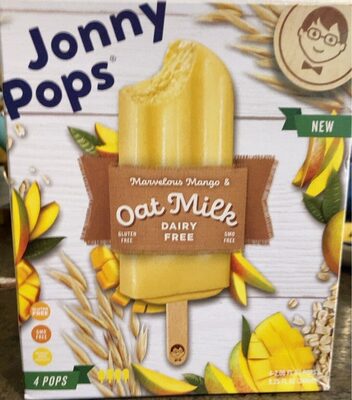 Marvelous Mango & Oat Milk Pops, Marvelous Mango & Oat Milk
