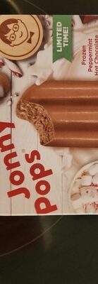 Peppermint Hot Chocolate With Fresh Cream Frozen Pops, Peppermint Hot Chocolate With Fresh Cream