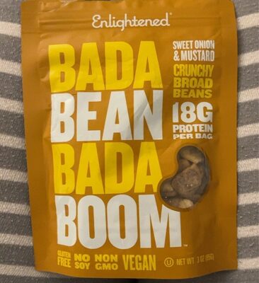 Sweet Onion & Mustard Crunchy Broad Beans, Sweet Onion & Mustard