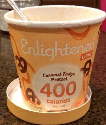 Caramel Fudge Pretzel Rich & Creamy Light Ice Cream, Caramel Fudge Pretzel