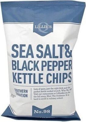 Sea Salt & Black Pepper No. 98 Kettle-Cooked Potato Chips, Sea Salt; Black Pepper