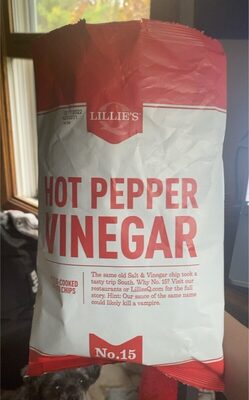 Hot Pepper Vinegar No. 15 Kettle-Cooked Potato Chips, Pepper; Vinegar
