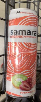 Strawberry Kiwi Organic Sparkling Drink, Strawberry Kiwi