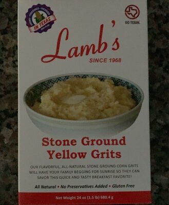 Stone Ground Yellow Grits, Stone Ground