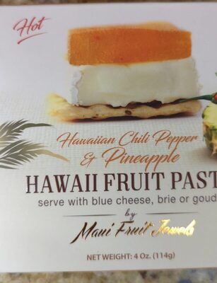 Hawaiian Chili Pepper & Pineapple Hawaii Fruit Paste, Hawaiian Chili Pepper & Pineapple