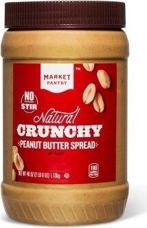 Natural Crunchy Peanut Butter Spread, Crunchy