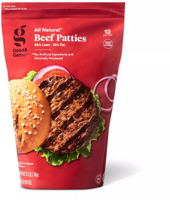 85% Lean/15% Fat Beef Patties