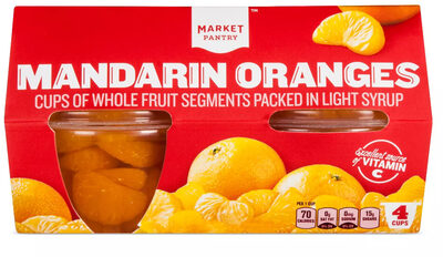 Mandarin Oranges Whole Fruit Segments Packed In Light Syrup, Mandarin In Light Syrup