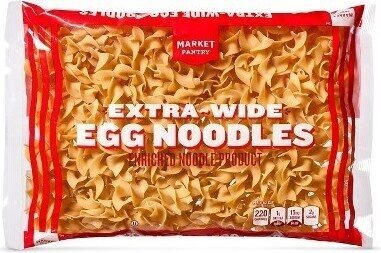 Enriched Noodle Product, Extra-Wide Egg Noodles