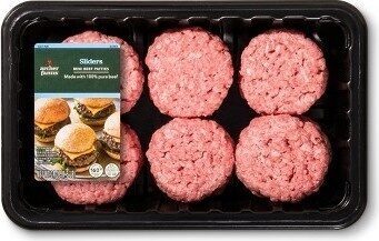 Sliders Mini Beef Patties, Beef