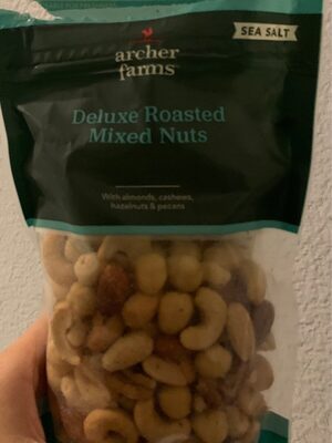 Sea Salt Deluxe Roasted Mixed Nuts With Almonds, Cashews, Hazelnuts & Pecans, Sea Salt Deluxe Roasted