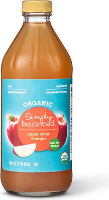 Apple Cider Organic Vinegar With The Mother, Apple Cider
