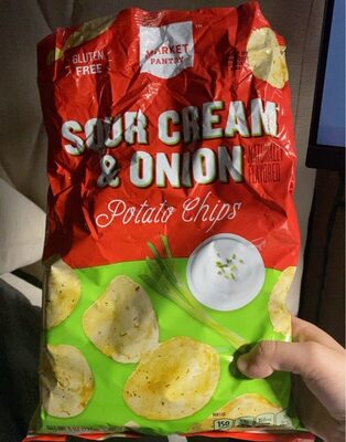 Sour Cream & Onion Potato Chips, Sour Cream & Onion