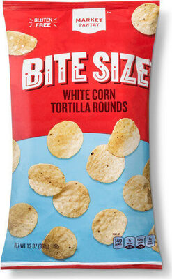 White Corn Bite Size Tortilla Rounds, White Corn