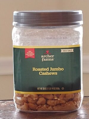 Sea Salt Roasted Jumbo Cashews, Sea Salt Roasted
