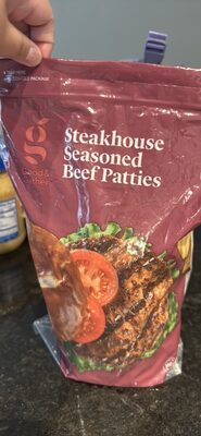Steakhouse Seasoned Beef Patties, Steakhouse Seasoned