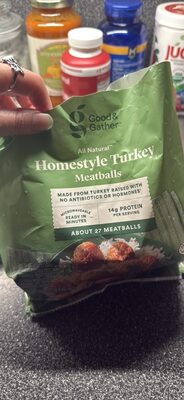 Homestyle Turkey Meatballs, Homestyle Turkey