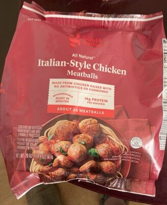 Italian-Style Chicken Meatballs, Italian-Style Chicken