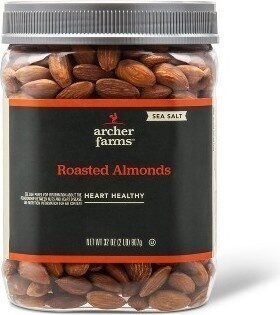 Sea Salt Roasted Heart Healthy Almonds, Sea Salt Roasted