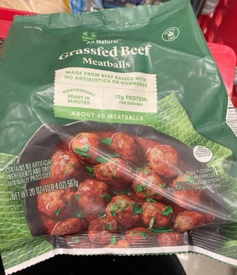 Grassfed Beef Meatballs, Grassfed Beef