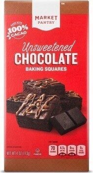 Unsweetened Chocolate Baking Squares, Unsweetened Chocolate