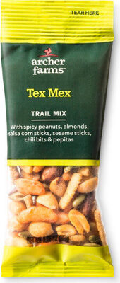 Tex Mex Trail Mix With Spicy Peanuts, Almonds, Salsa Corn Sticks, Sesame Sticks, Chili Bits & Pepitas, Tex Mex