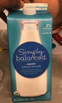Organic 2% Reduced Fat Milk