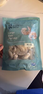 Tail-Off, Peeled & Deveined Large Raw Shrimp