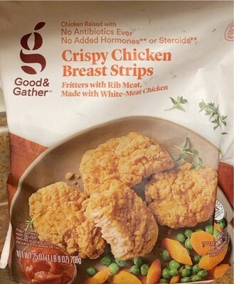 Crispy Chicken Breast Strips, Crispy