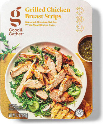 Grilled Chicken Breast Strips, Grilled