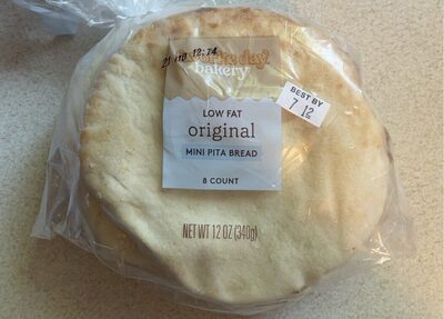 Original Low Fat Mini Pita Bread, Original