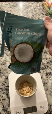 Toasted Coconut Chips, Toasted