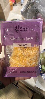 Cheddar Jack Cheddar & Monterey Jack Fine Cut Cheeses, Cheddar Jack