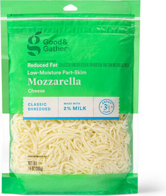 Mozzarella Reduced Fat Low-Moisture Part-Skim Classic Cheese, Mozzarella