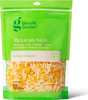 Mexican-Style Monterey Jack, Cheddar, Queso Quesadilla & Asadero Classic Cheeses, Mexican-Style