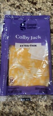 Colby Jack Colby & Monterey Jack Extra-Thin Cheeses, Colby Jack