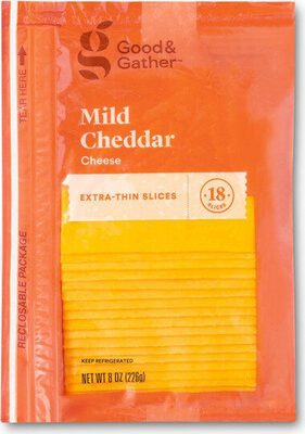 Mild Cheddar Extra-Thin Cheese, Mild Cheddar