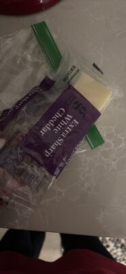 Extra Sharp White Cheddar Cheese, Extra Sharp White Cheddar