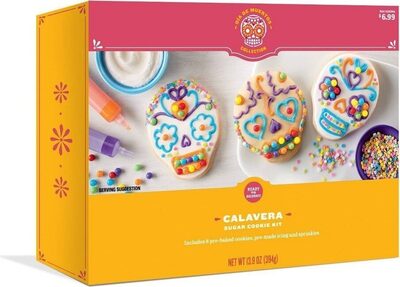 Sugar Skull Calavera Cookie Decorating Kit, Sugar Skull