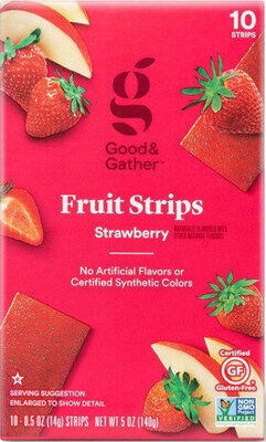 Strawberry Fruit Strips, Strawberry