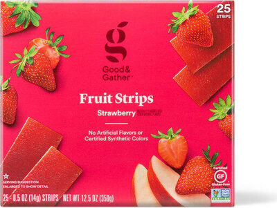 Strawberry Fruit Strips, Strawberry