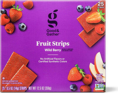 Wild Berry Fruit Strips, Wild Berry