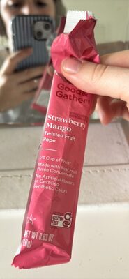Strawberry Mango Twisted Fruit Ropes, Strawberry Mango
